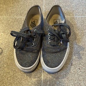 Sparkly girl vans size 1